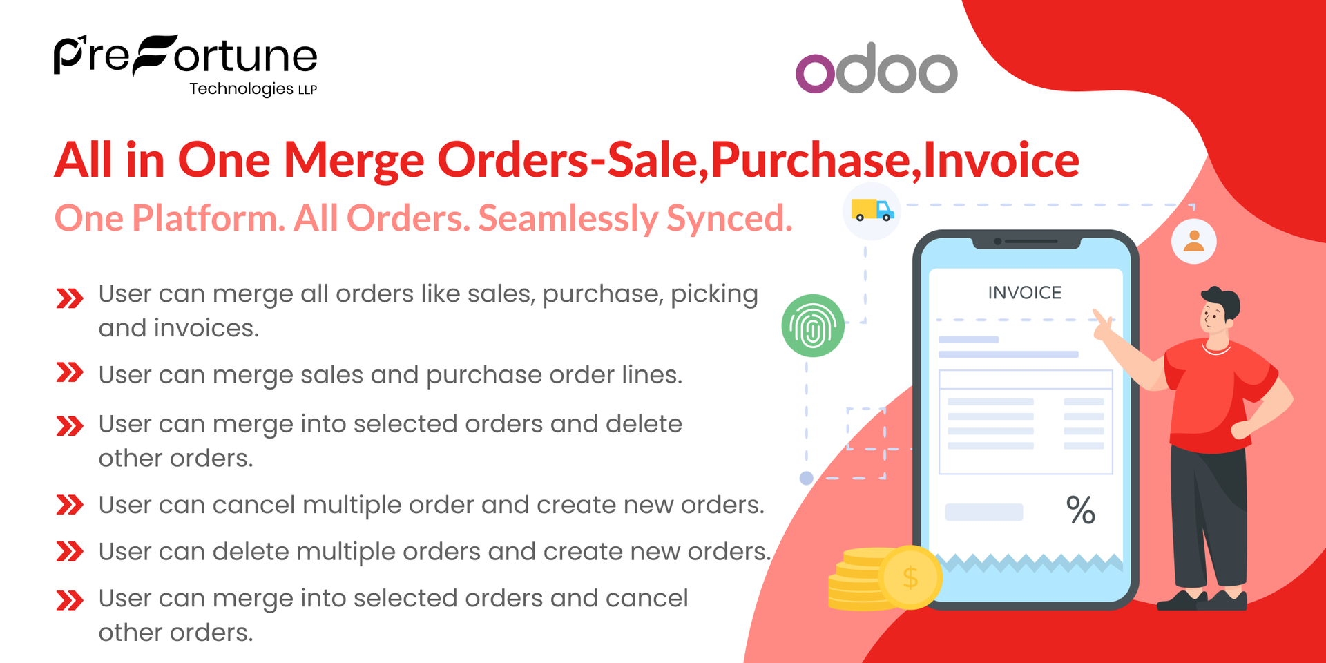 All in One Merge Orders (Sales | Purchase | Invoice)