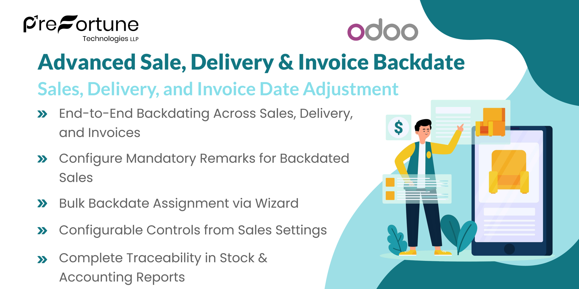 Advanced Sale, Delivery & Invoice Backdate