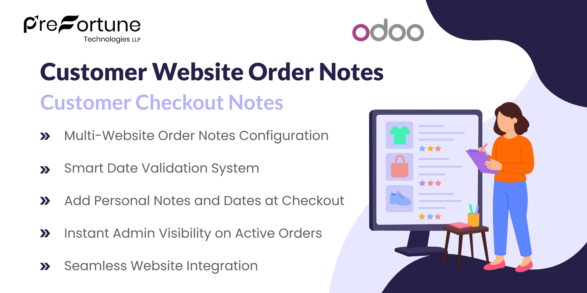Customer Website Order Notes