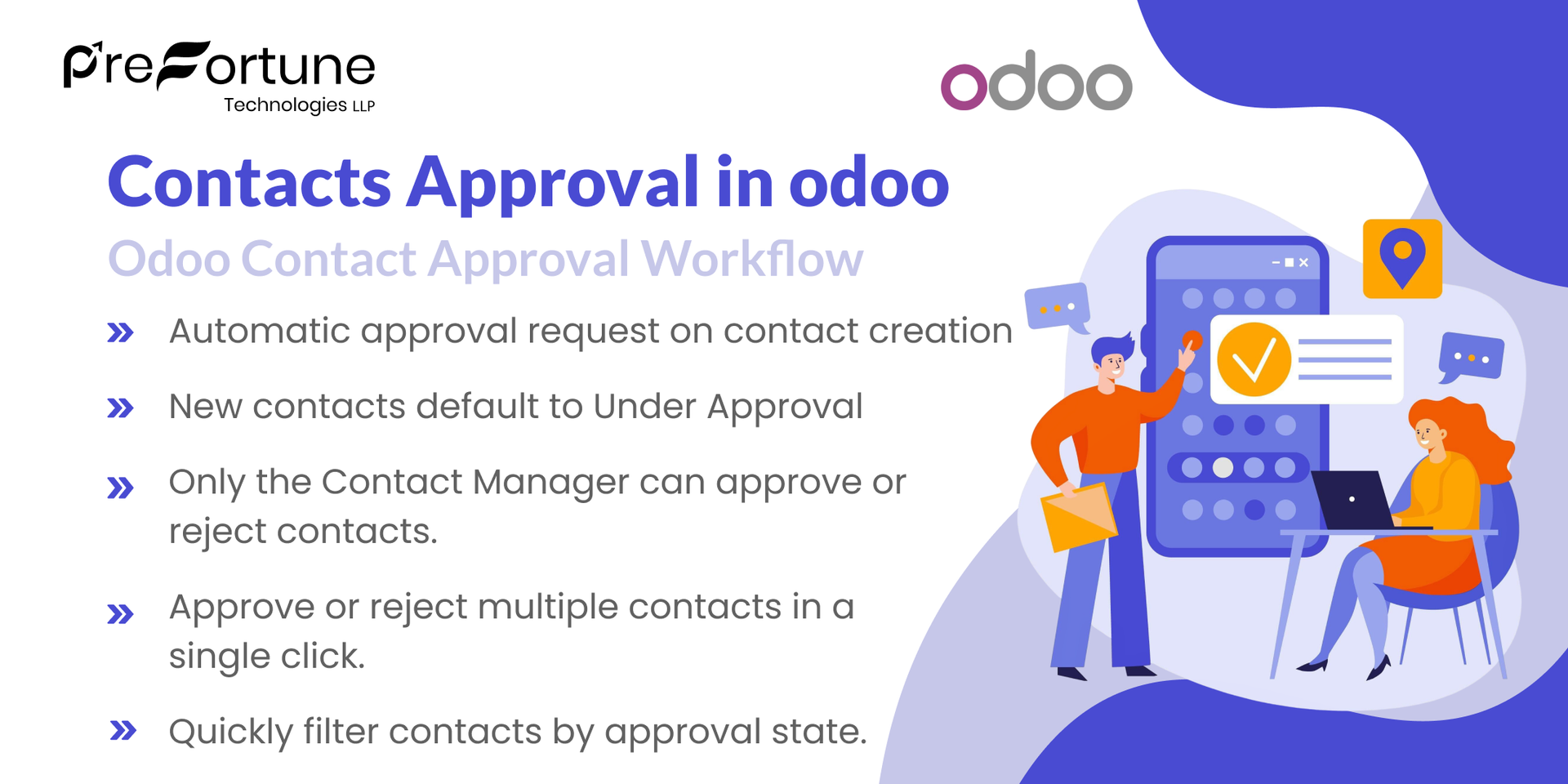 Contacts Approval in Odoo