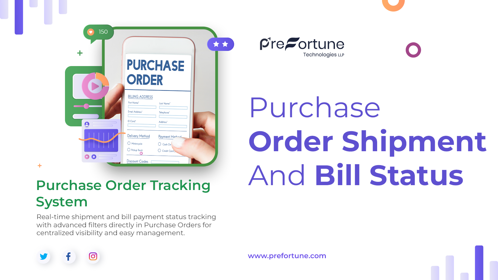 Purchase Order Shipment And Bill Status