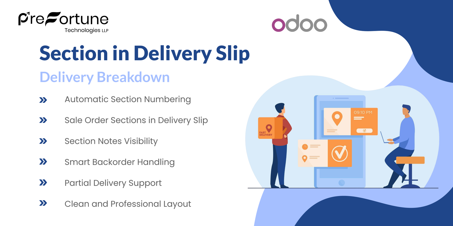 Section in Delivery Slip