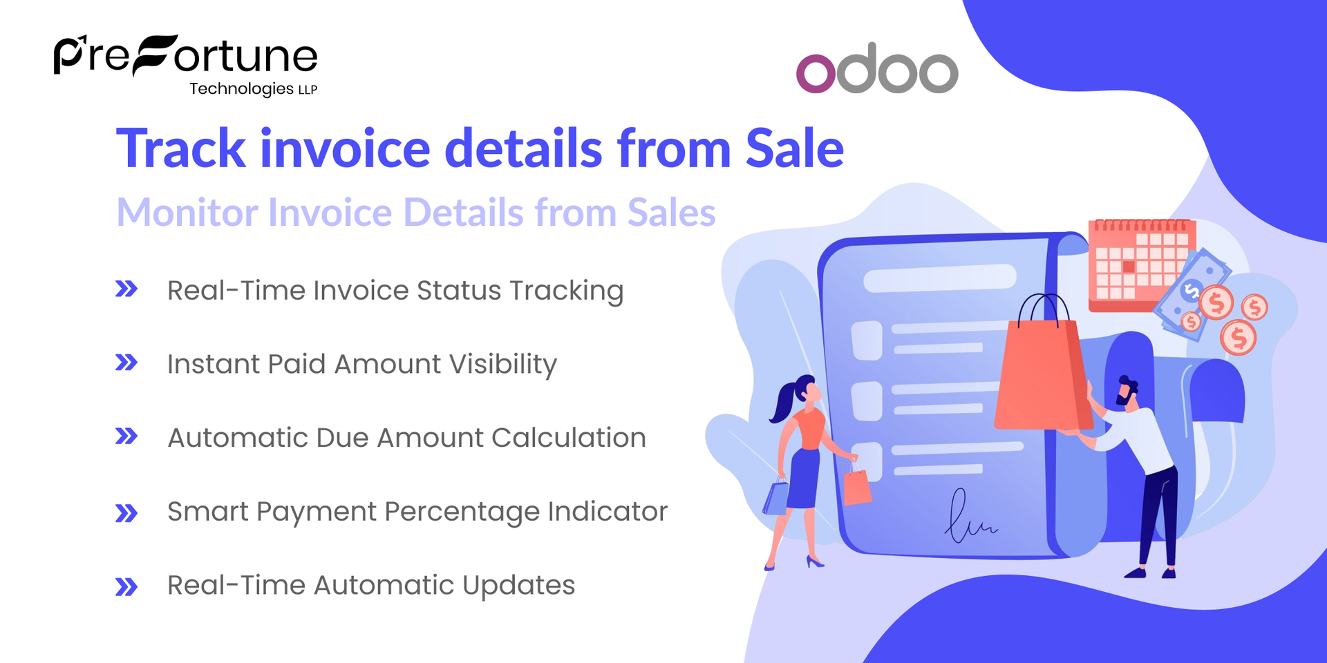 Track invoice details from Sale