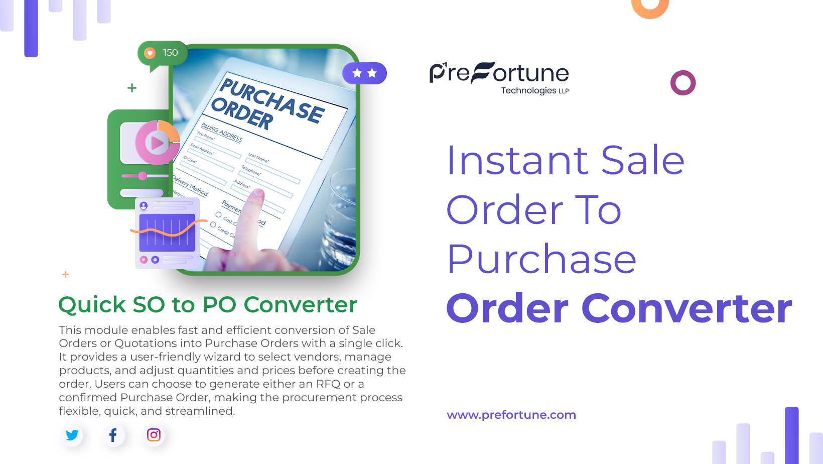 Instant Sale Order To Purchase Order Converter