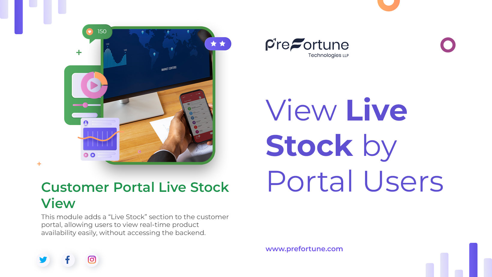 View Live Stock by Portal Users
