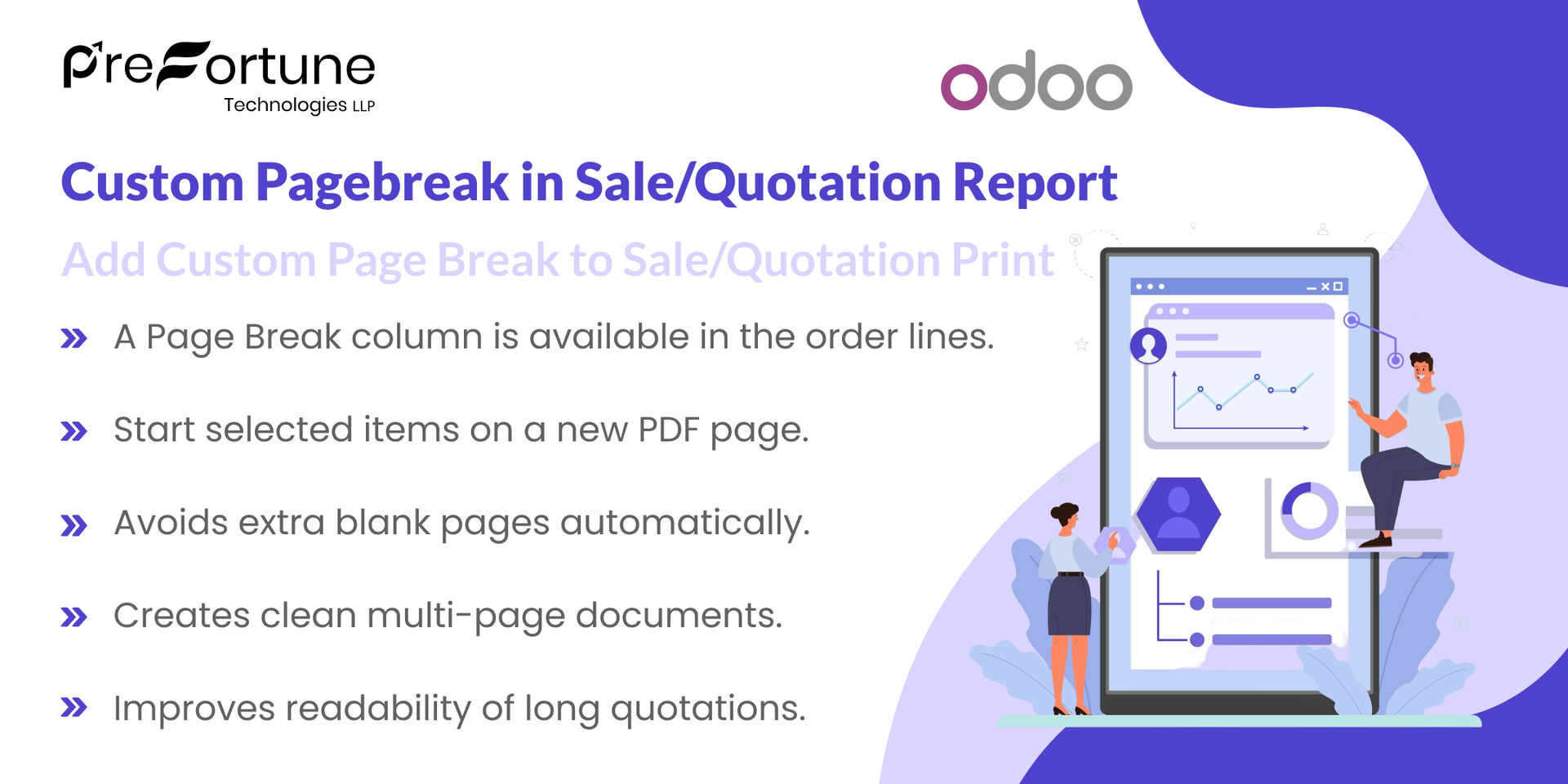 Odoo Quotation Page Break | Sale Order Report Pagebreak