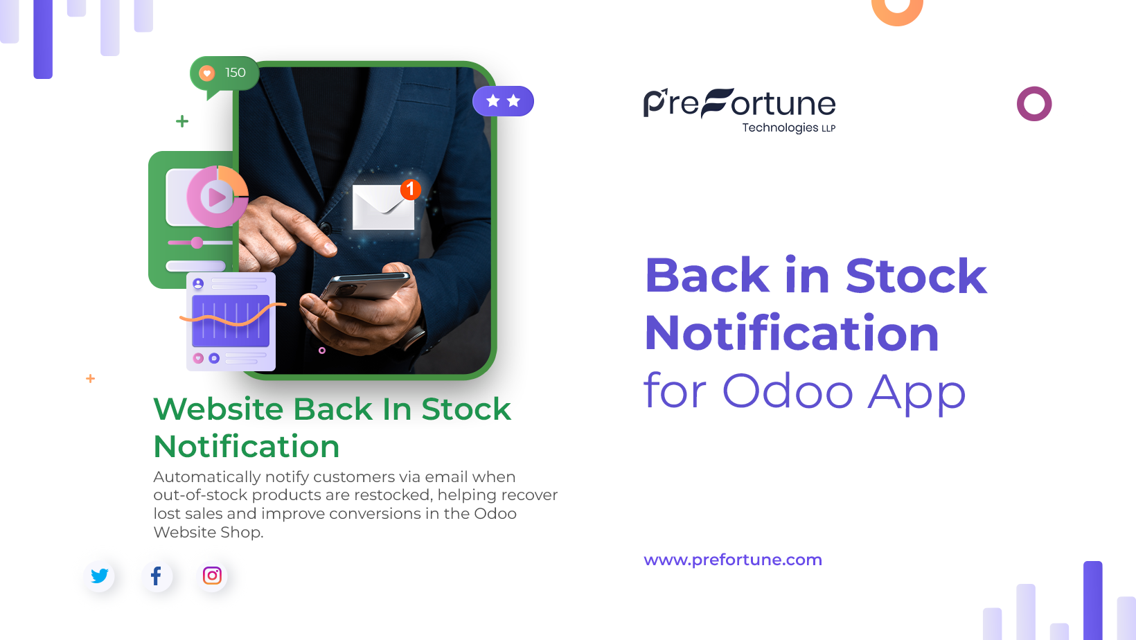 Back in Stock Notification for Odoo App