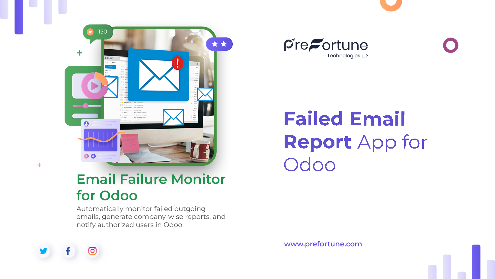 Failed Email Report App for Odoo