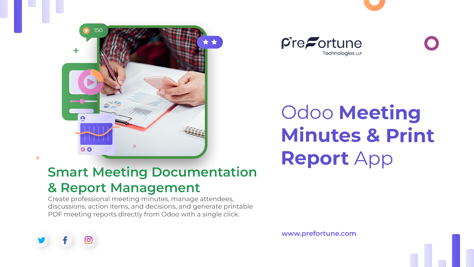 Odoo Meeting Minutes & Print Report App