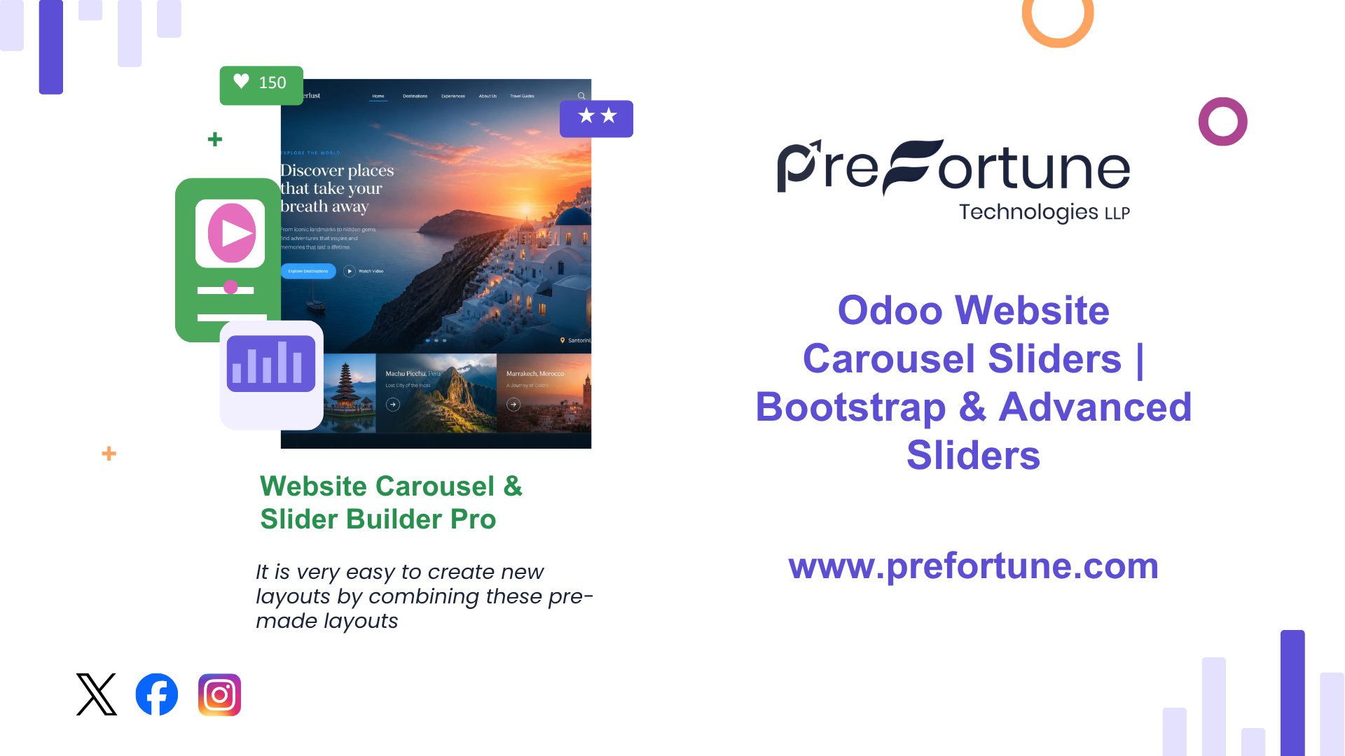 Odoo Website Carousel Sliders | Bootstrap & Advanced Sliders