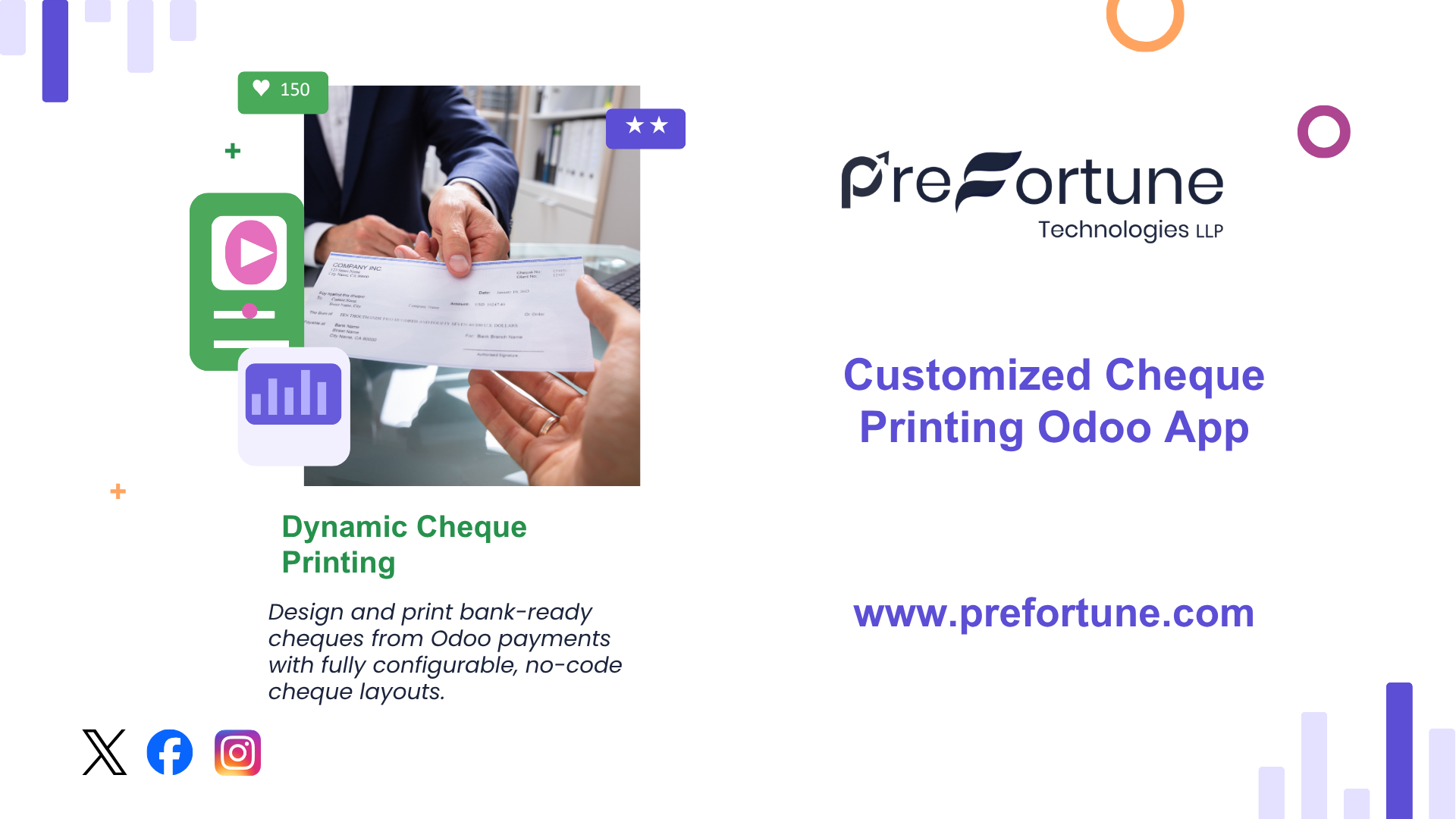 Customized Cheque Printing Odoo App