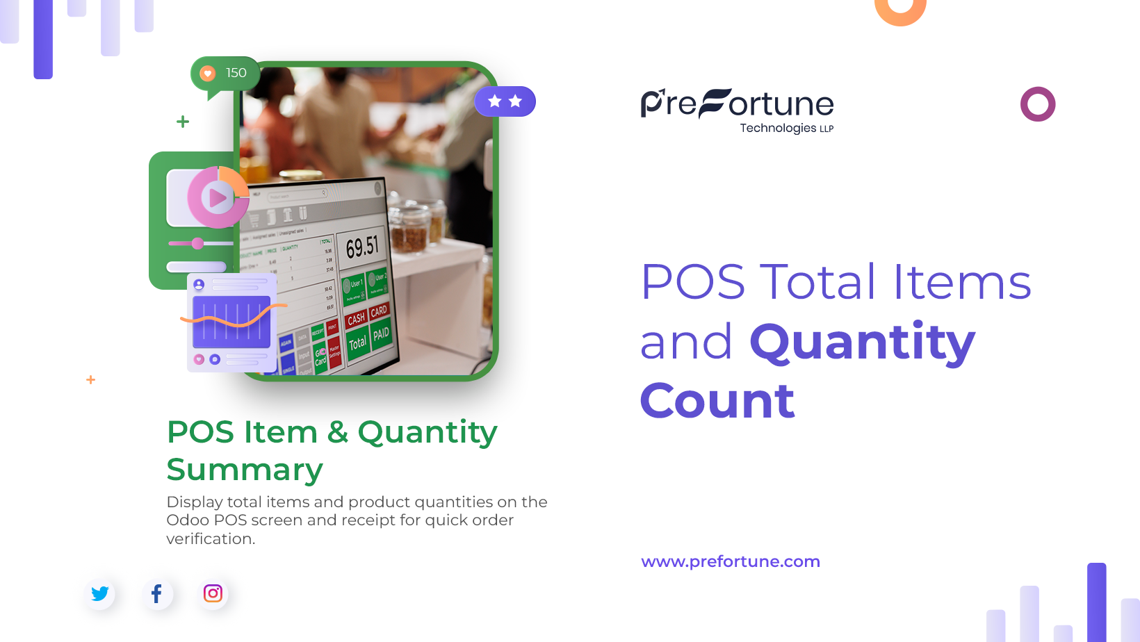 POS Total Items and Quantity Count