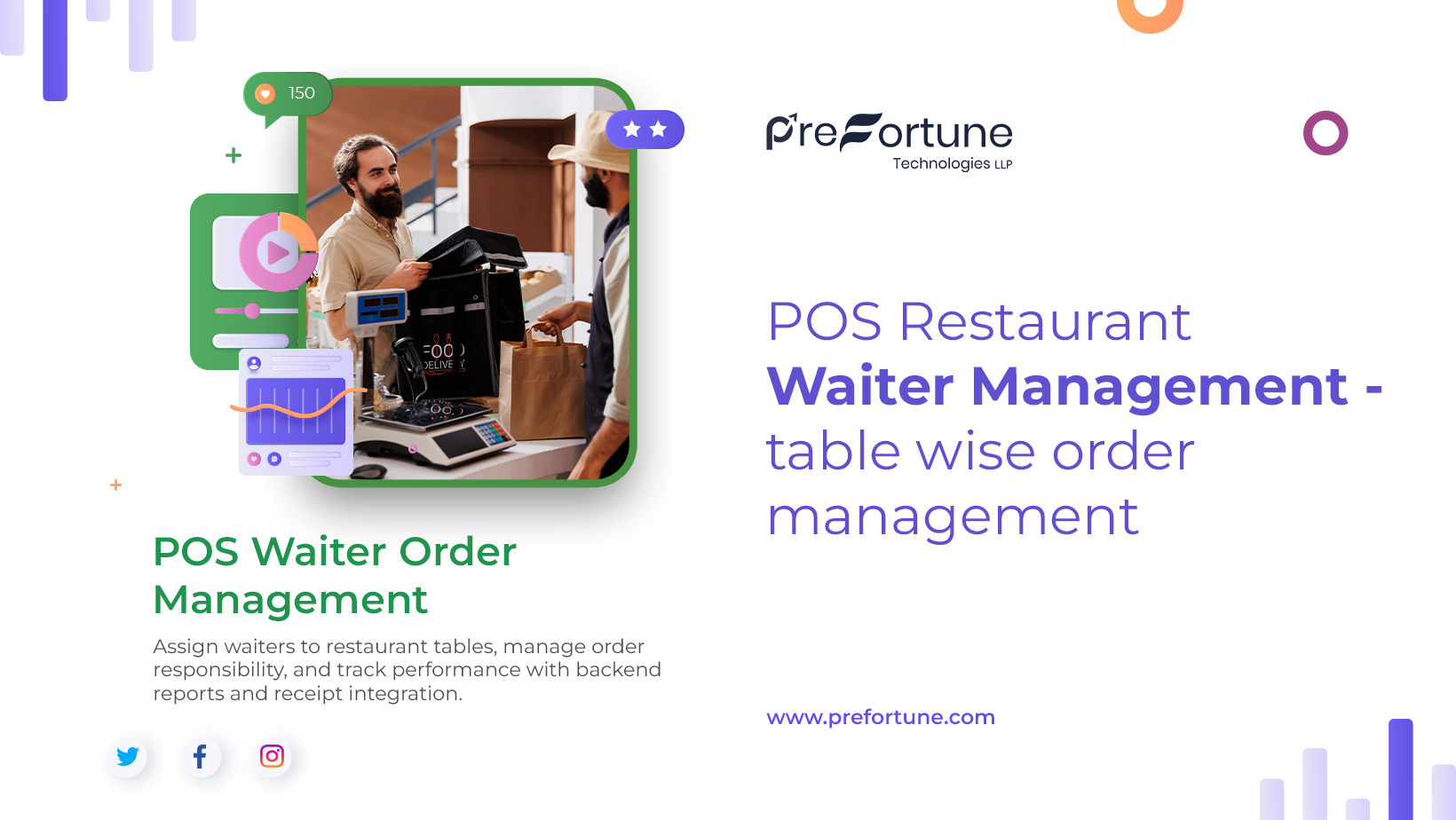 POS Restaurant Waiter Management - table wise order management